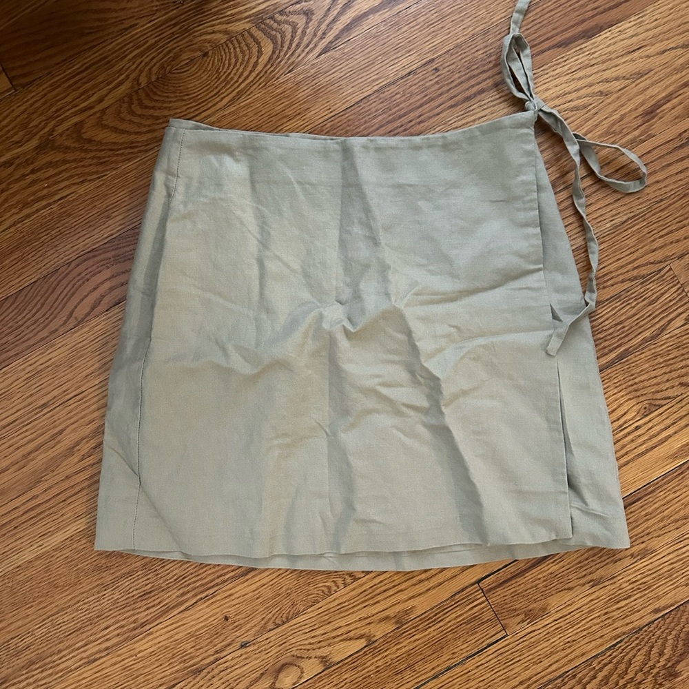 NWOT GAP Tan Linen Skirt